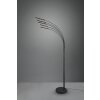 Lampadaire Reality Reed LED Noir, 5 lumières