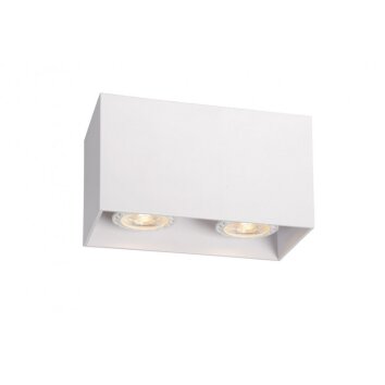 Plafonnier Lucide BODI Blanc, 2 lumières