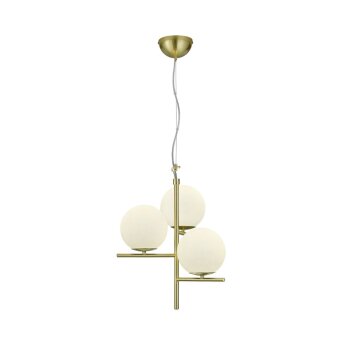 Suspension Trio PURE Laiton, 3 lumières