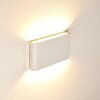 Applique murale d'extérieur Marsh LED Blanc, 2 lumières