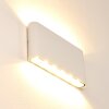 Applique murale d'extérieur Marsh LED Blanc, 2 lumières