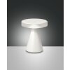 Lampe à poser Fabas Luce Neutra LED Blanc, 1 lumière