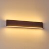 Applique murale Obion LED Rouille, 2 lumières