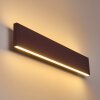 Applique murale Obion LED Rouille, 2 lumières