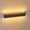 Applique murale Obion LED Rouille, 2 lumières