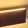 Applique murale Obion LED Rouille, 2 lumières