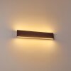 Applique murale Obion LED Rouille, 2 lumières