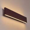 Applique murale Obion LED Rouille, 2 lumières