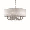 Suspension Ideal Lux SWAN Chrome, 6 lumières