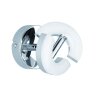 Donut Honsel Applique murale LED Chrome, 1 lumière