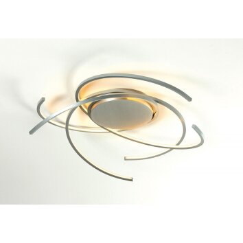 Plafonnier Escale SPACE LED Aluminium, 1 lumière