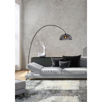 Lampadaire Lucide MESH Noir, 1 lumière