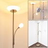 Lampadaire Gismaro Nickel mat, 3 lumières