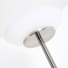 Lampadaire Gismaro Nickel mat, 3 lumières