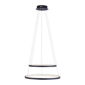 Suspension Leuchten Direkt CIRCLE LED Anthracite, 1 lumière