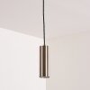 Suspension Zuoz Nickel mat, 1 lumière