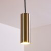 Suspension Zuoz Nickel mat, 1 lumière