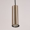 Suspension Zuoz Nickel mat, 1 lumière