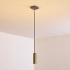 Suspension Zuoz Nickel mat, 1 lumière