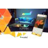 Panneau mural Nanoleaf - Pack de 3 LED Blanc, 1 lumière, Télécommandes, Changeur de couleurs