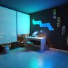 Panneau mural Nanoleaf - Pack de 3 LED Blanc, 1 lumière, Télécommandes, Changeur de couleurs