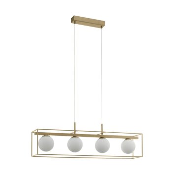 Suspension Eglo VALLASPRA Champagne, 4 lumières